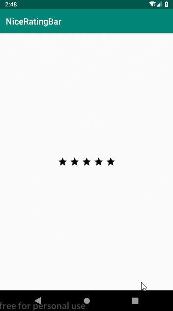 NiceRatingBar:比Android原生RatingBar更好用的评分控件